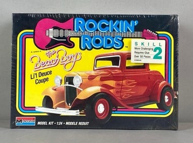 Monogram Rockin Rods The Beach Bots Lil Duece Coupe Plastic Model Kit