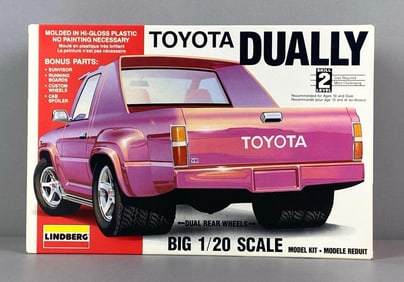 Lindberg Toyota Dually Plastic Model Kit