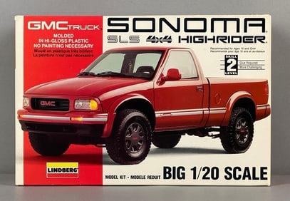 Lindberg GMC Truck Sonoma SLS 4x4 Highrider Plastic Model Kit
