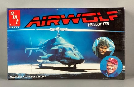 AMT ERTL Airwolf Helicopter Plastic Model Kit