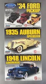 Group of Lindberg 1930s - 1940s Plastic Model Kits