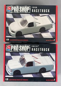 Group of 2 AMT ERTL Ford Racetruck Plastic Model Kits