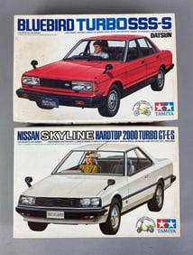 Group of 2 Tamiya Sports Car Plastic Model Kits