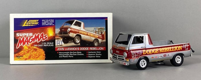 1997 Johnny Lightning John Luswicks Dodge Rebellion Die-Cast Truck