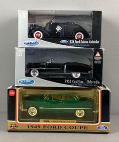 Group of 3 1930s-1950s Die-Cast Muscle Cars