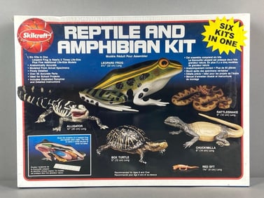 Skilcraft Reptile and Amphibian Plastic Model Kit