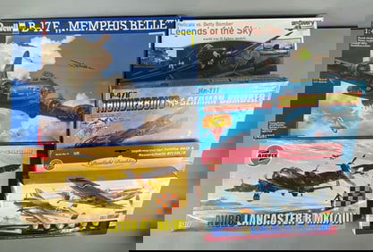 Group of Assorted Aircraft Plastic Model Kits