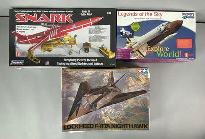 Group of 3 Aircraft Plastic Model Kits