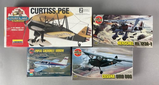 Group of 4 Aircraft Plastic Model Kit