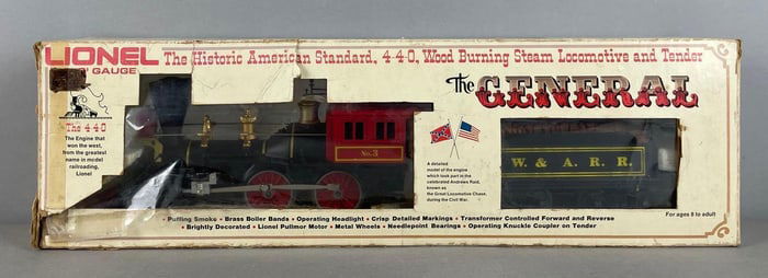Vintage Lionel O Scale The General 4-4-0 Steam Locomotive and Tender