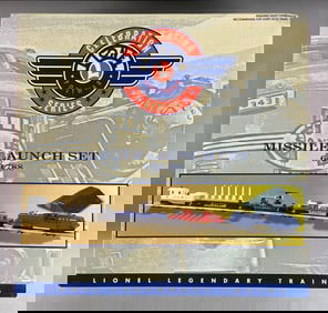 Lionel O Scale Missile Launch Train Set