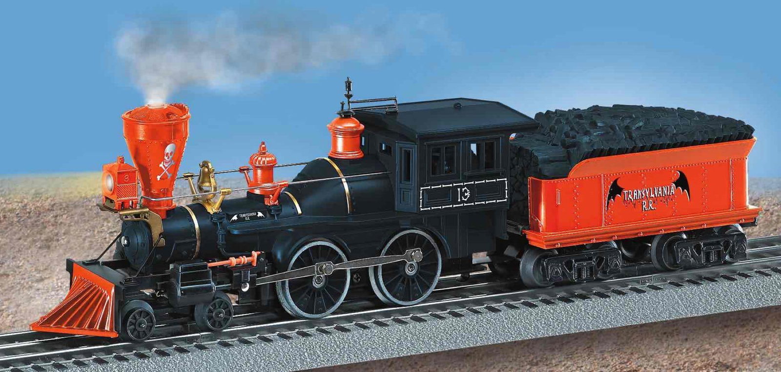 Lionel O Scale Halloween General Steam Locomotive and Tender: 6-18730, new in original packaging