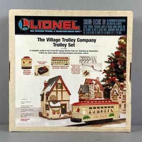 Lionel O Scale The Village Trolley Company Trolly Set