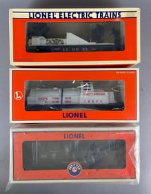 Group of 3 Lionel O Scale Train Cars