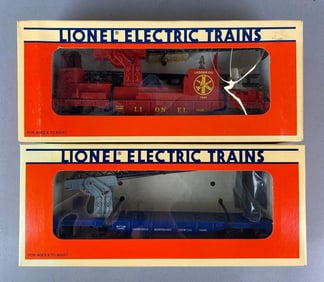Group of 2 Lionel O Scale Ladder Train Cars