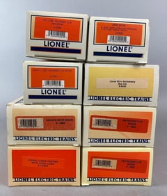 Group of 8 Lionel O Scale Train Cars