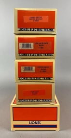 Group of 5 Lionel O Scale Train BoxCars