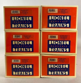 Group of 6 Lionel O Scale California Zephyr Train Cars