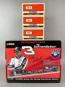 Group of 3 Lionel O Scale Dale Earnhardt Train Cars