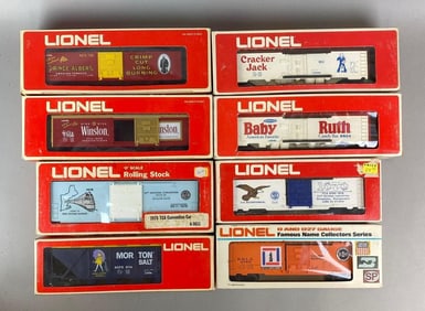 Group of 8 Lionel O Scale Train Cars