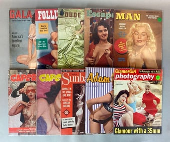 Group of Adult Magazines