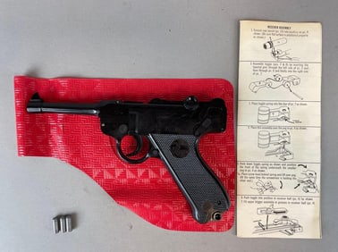 Vintage Premier Prod. Co. Plastic German Luger Toy Gun