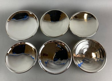 Group of 6 Antique Mercury Reflectors
