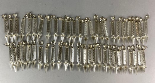Group of Antique Hanging Crystals