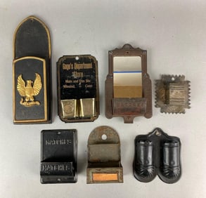 Group of 7 Antique Match Safes