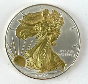 2007 US $1 American Silver Eagle 1 oz Silver Bullion Coin
