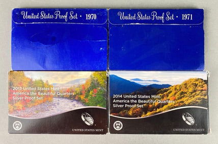 Group of (4) US Proof Sets