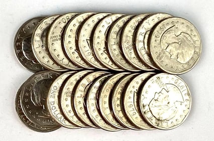 Group of 20 Susan B Anthony Dollars