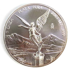 2001 Mexico Libertad 1 oz .999 Silver Round