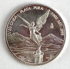 2002 Mexico Libertad 1/20th oz. .999 Fine Silver