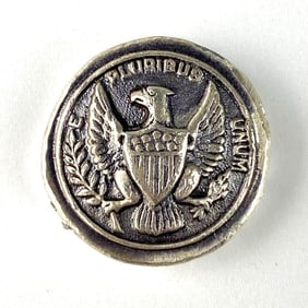 Mutiny Metals Art Pours Hand Poured 1/2oz. .999 Fine Silver Round