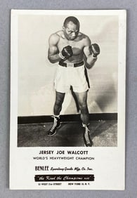 Jersey Joe Walcott Heavyweight Champion Promotional Postcard