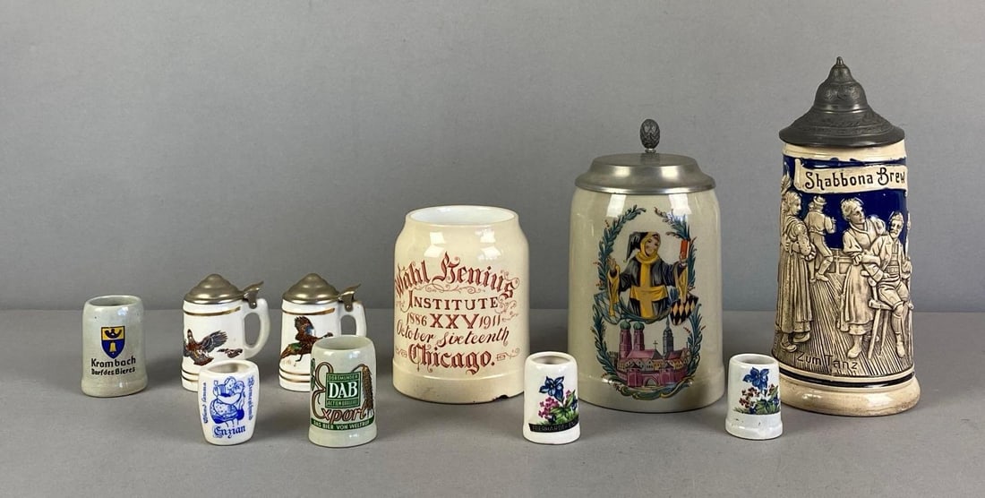 Group of Assorted Steins (1 of 3)