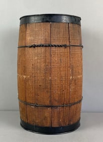 Vintage Wood Nail Keg