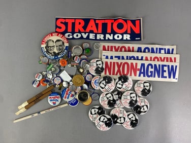 Group of Political Items and More