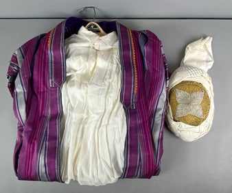 Uzbek Silk Ikat Outfit