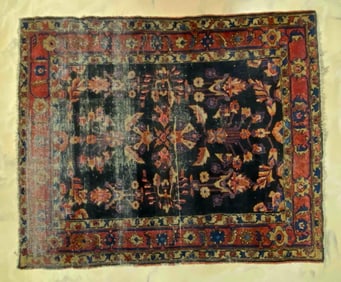 Vintage Persian Sarouk Rug