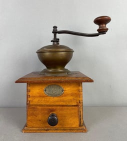 Antique Helios Manual Coffee Grinder