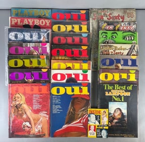 Group of 1970s Adult Magazines