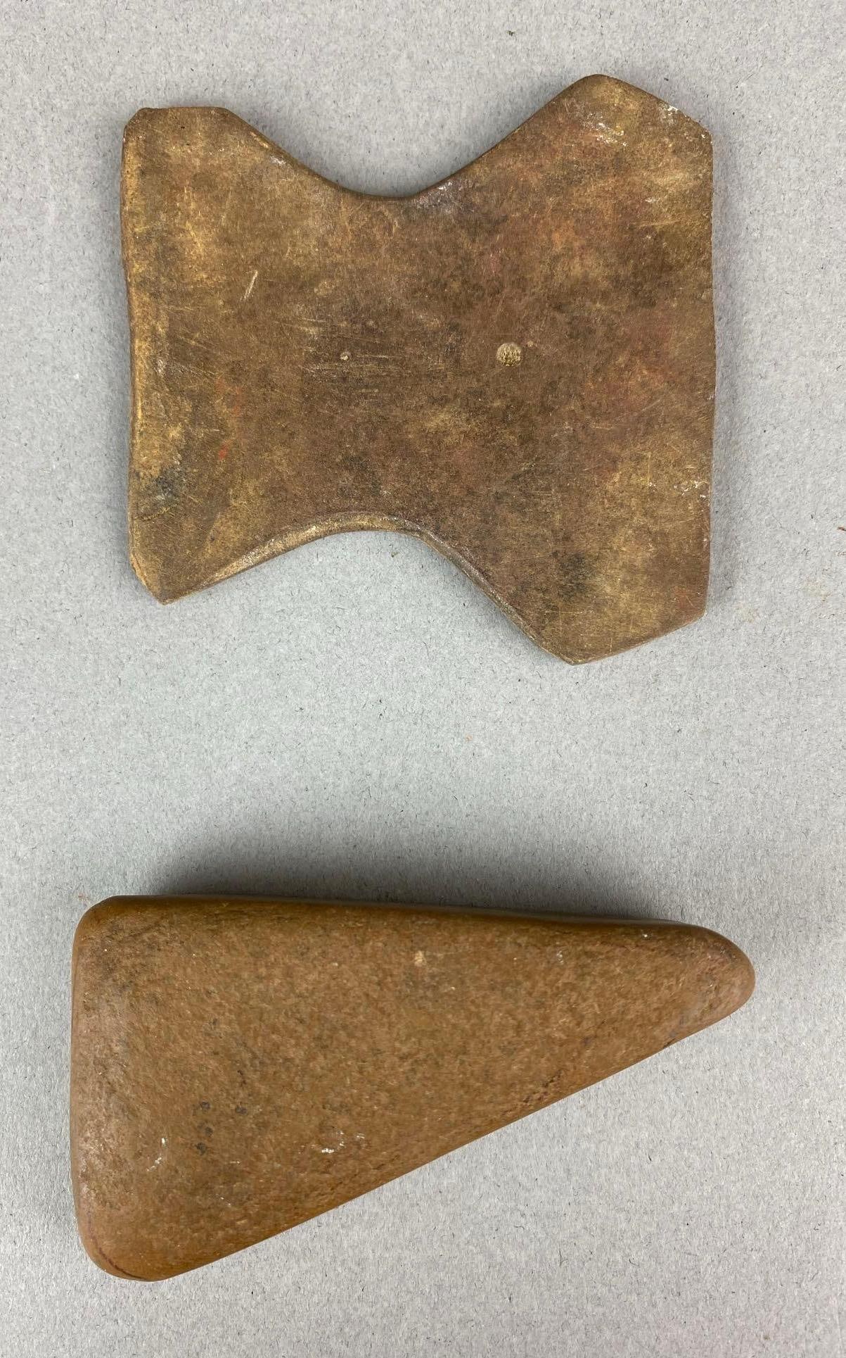 Group of 2 Paleolithic Artifacts Heike Collection (1 of 2)