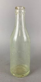 Antique Ottawa IL. Crow Beverage Co. Glass Bottle