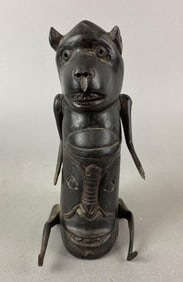 African Tribal Hand Carved Effigy Statue