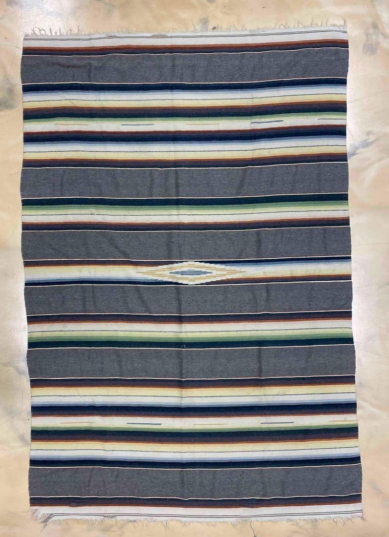 Vintage Mexican Serape Blanket (1 of 7)