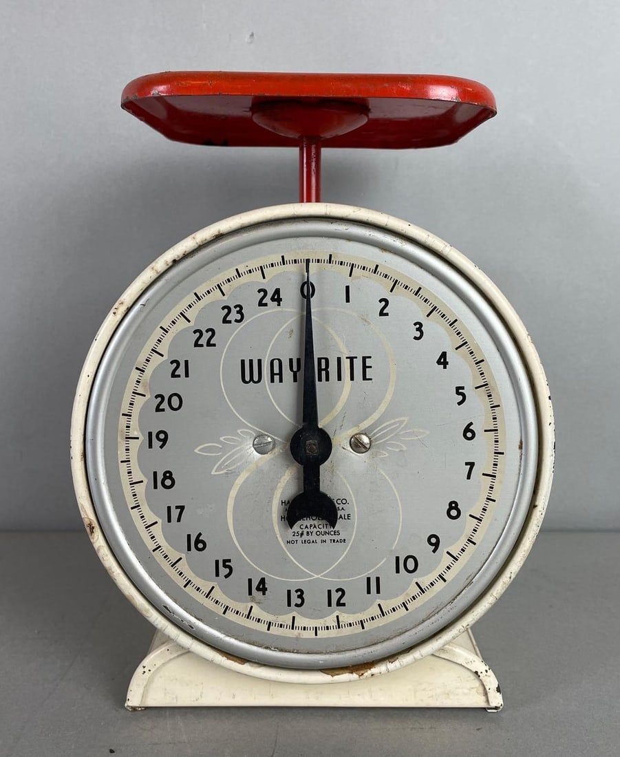Vintage Wayrite 24 lb. Household Scale (1 of 2)