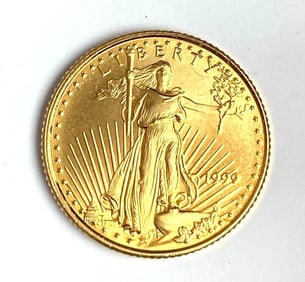 1999 US Mint $5 1/10th oz American Gold Eagle