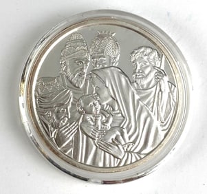 2003 Adoration of the Magi 1 oz .999 Fine Silver Round
